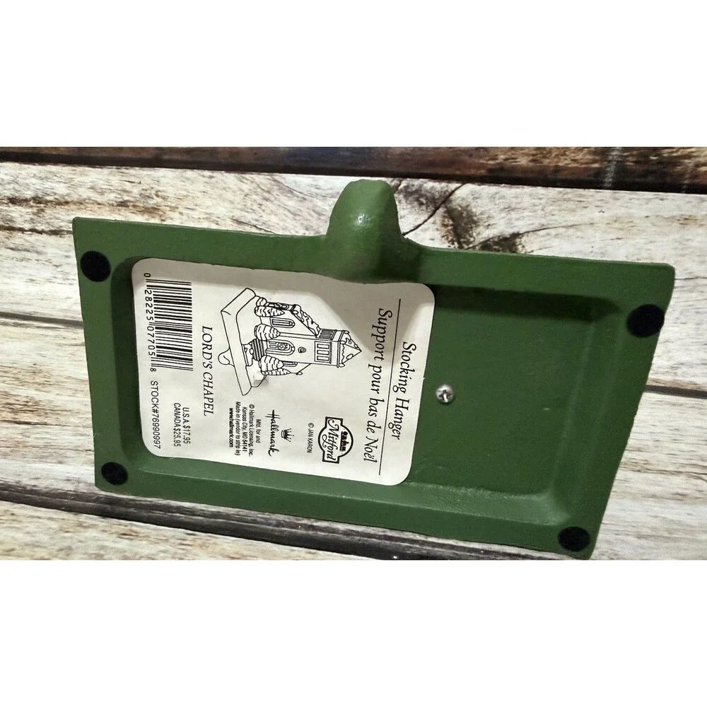 HALLMARK Mitford Lord’s Chapel Cast Iron Stocking Holder Hanger